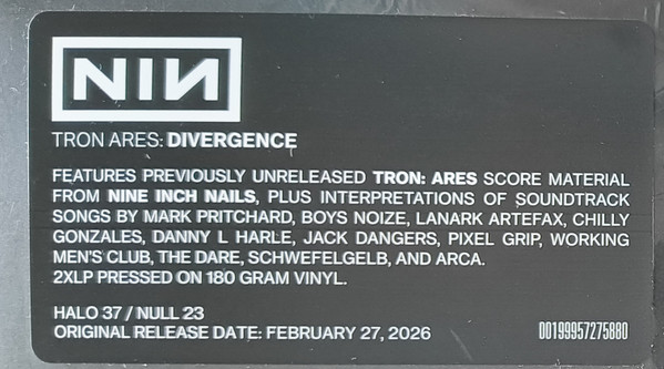 Nine Inch Nails - Tron Ares: Divergence (199957275880)