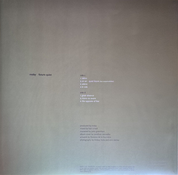 Moby - Future Quiet [Clear Vinyl] (4099964237375)