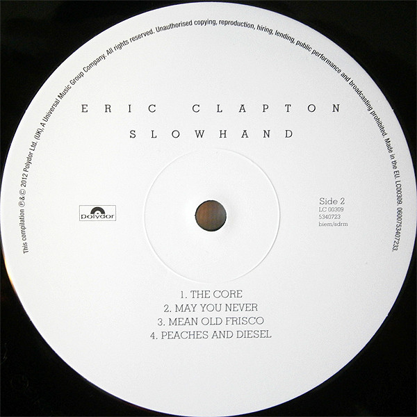 Eric Clapton - Slowhand [35th Anniversary Edition] (600753407233)