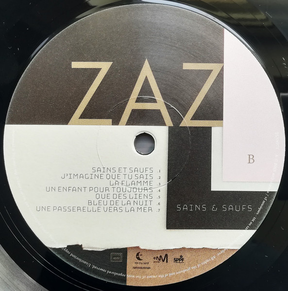 Zaz - Sains & Saufs [Black Vinyl] (3700187689759)