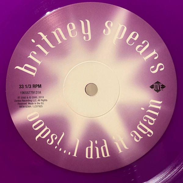 Britney Spears - Oops!...I Did It Again [Purple Vinyl] (19658779131)