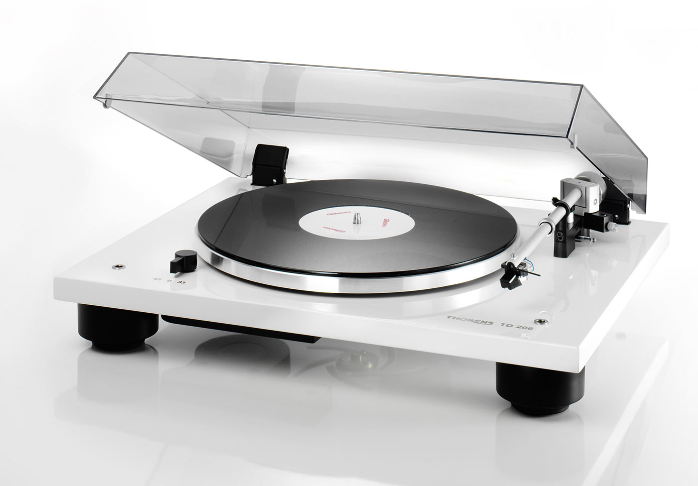 Thorens TD 206 highgloss white