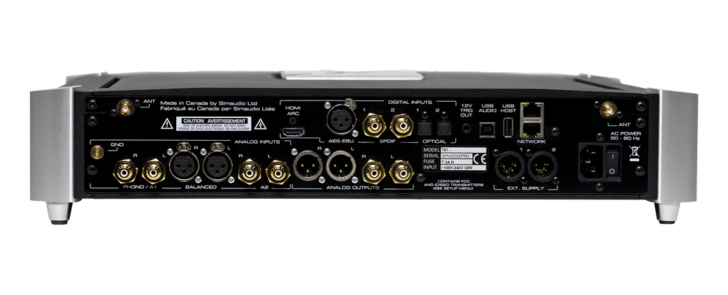 Moon by Simaudio 791 Network Player / Preamplifier silver\black