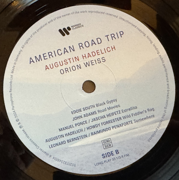 Augustin Hadelich, Orion Weiss - American Road Trip (5021732346124)