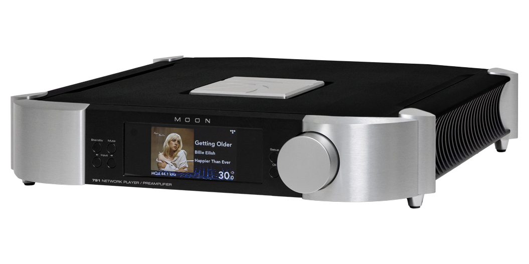 Moon by Simaudio 791 Network Player / Preamplifier silver\black