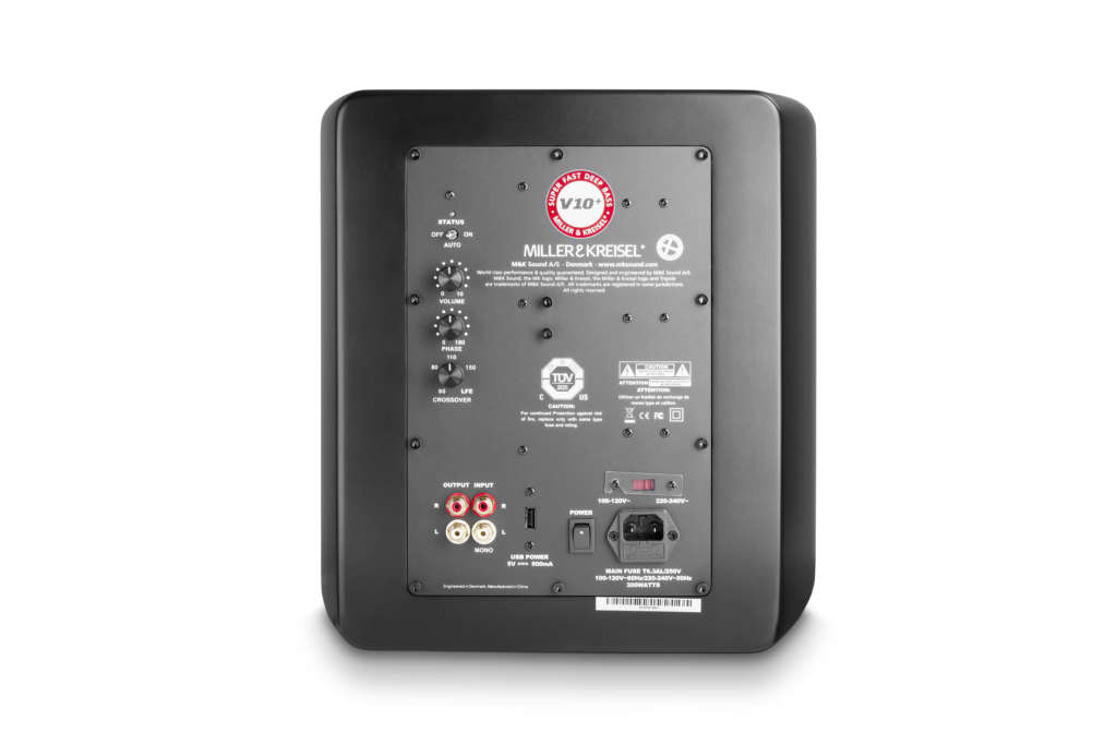 M&K Sound V10+ black satin