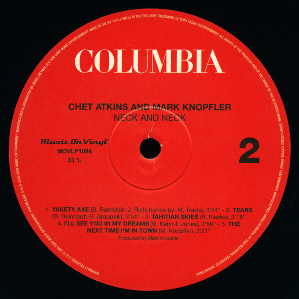 Chet Atkins And Mark Knopfler - Neck And Neck (8718469535897)