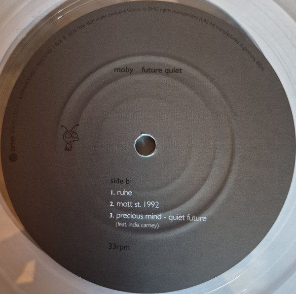 Moby - Future Quiet [Clear Vinyl] (4099964237375)