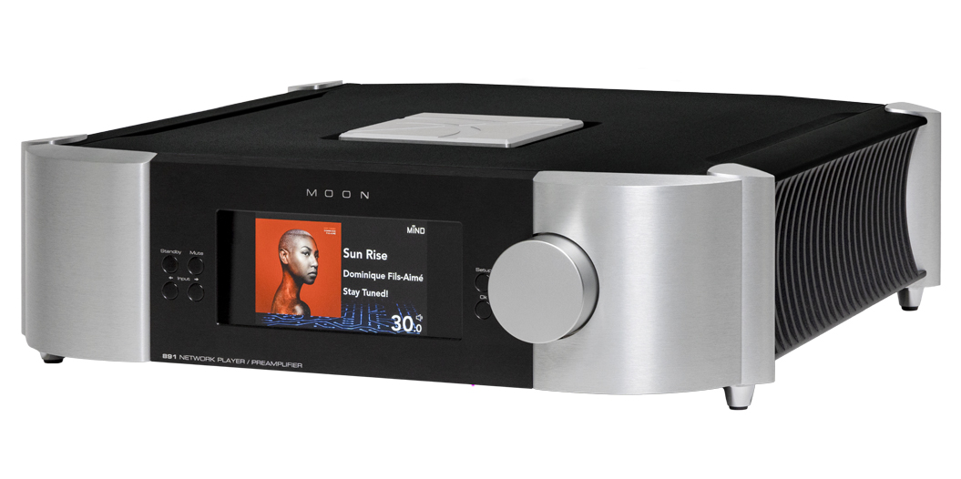 Moon by Simaudio 891 Network Player / Preamplifier silver\black
