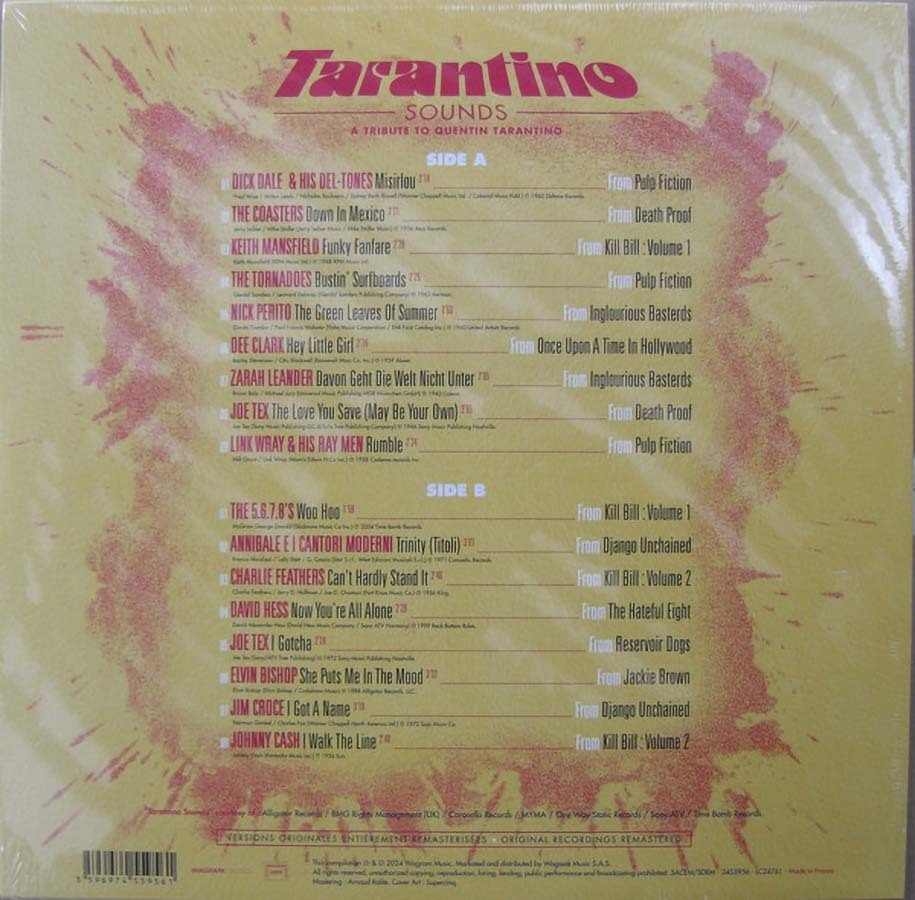 Various Artists - Tarantino Sounds - A Tribute To Quentin Tarantino (3596974559561)