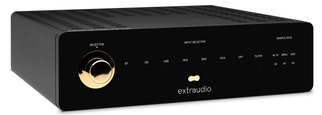 Extraudio DAC2 Quad R-2R Ladder black/gold
