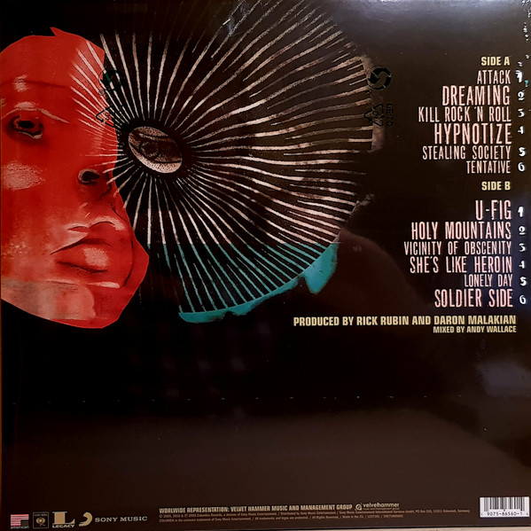 System Of A Down - Hypnotize (0190758656014)