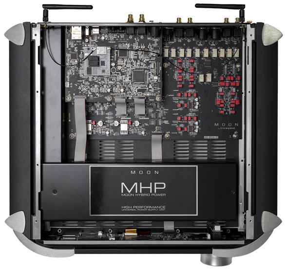 Moon by Simaudio 791 Network Player / Preamplifier silver\black