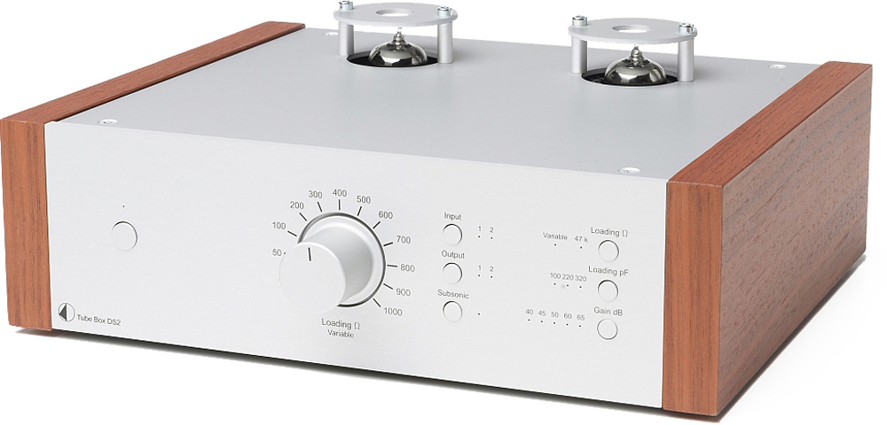 Pro-Ject Tube Box DS2 silver/rosenut