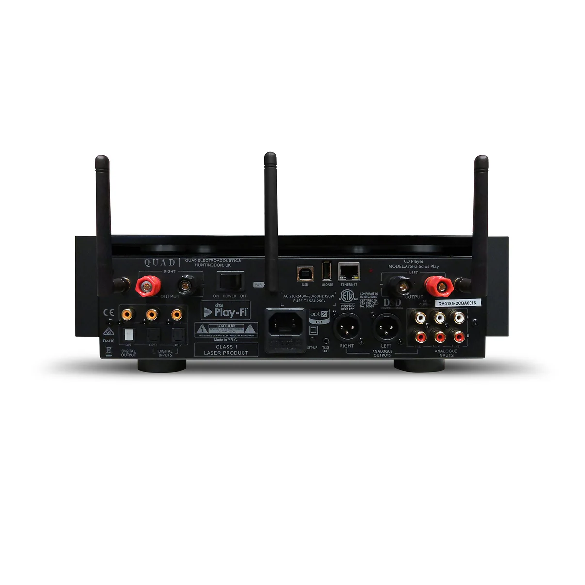 QUAD Artera Solus Play aluminium black