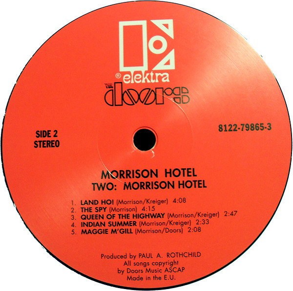 The Doors - Morrison Hotel (8122-79865-3)