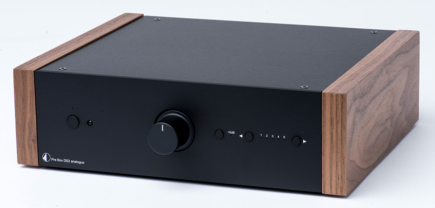 Pro-Ject Pre Box DS2 Analogue black/walnut