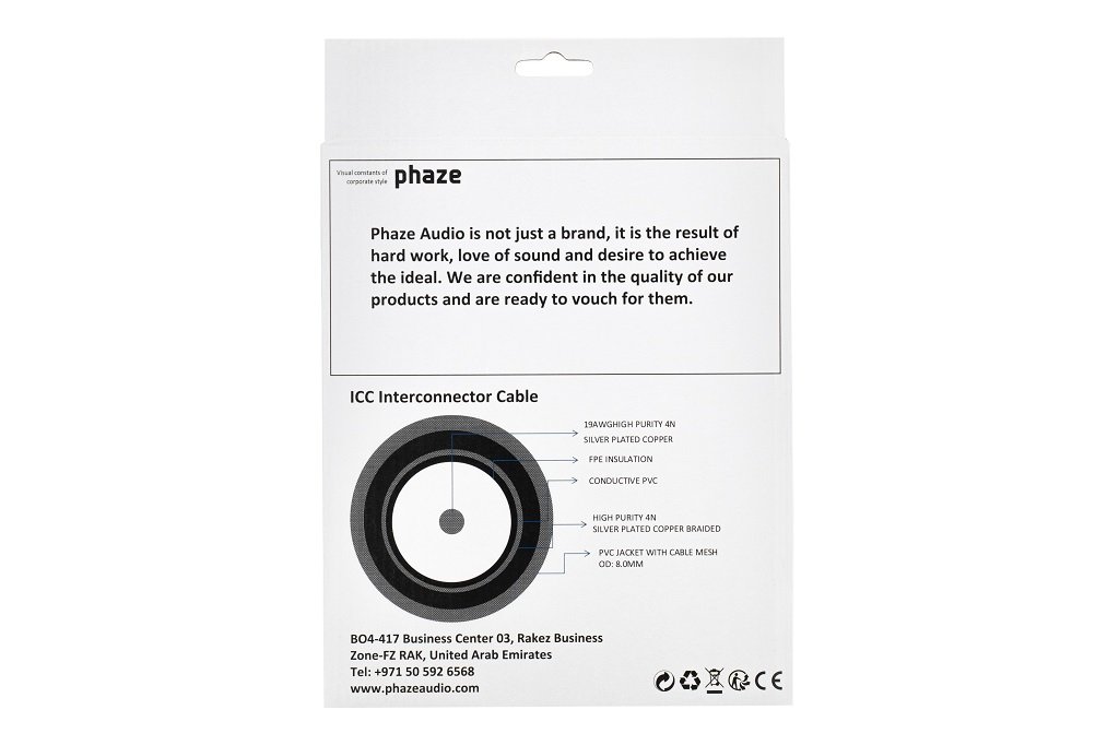 Phaze Audio ICC RCA-RCA 1.5m