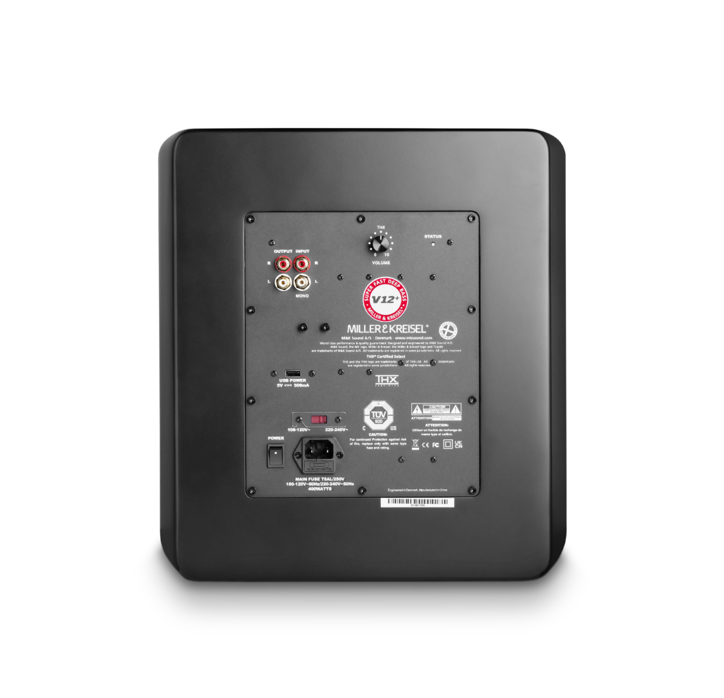 M&K Sound V12+ black satin