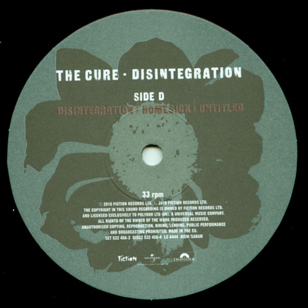 The Cure - Disintegration (0600753245637)