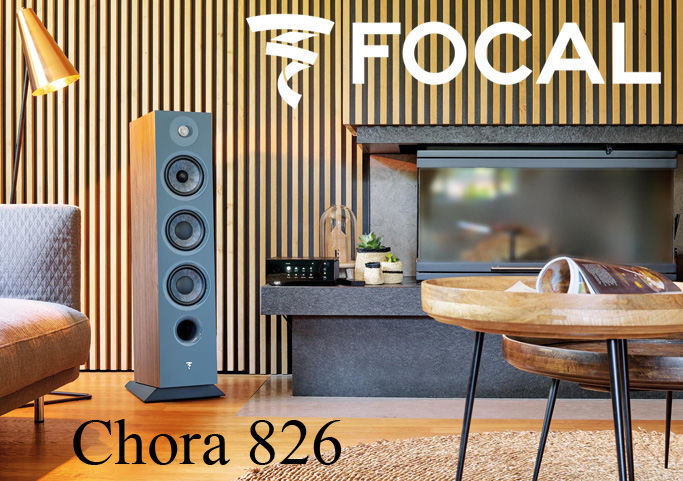 Акустические системы Focal Chora 826. SalonAV, октябрь 2019.