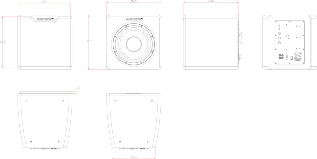 M&K Sound V10+ black satin