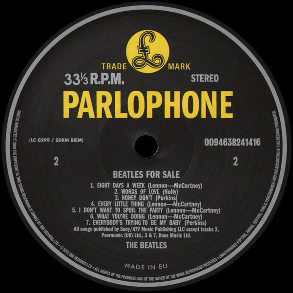 The Beatles - Beatles For Sale (0094638241416) [EU]