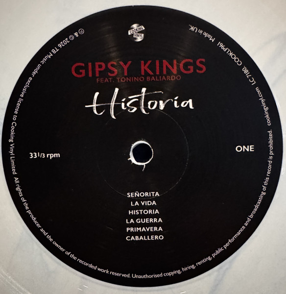Gipsy Kings - Historia [Blue Marble Cielo Vinyl] (711297926118)