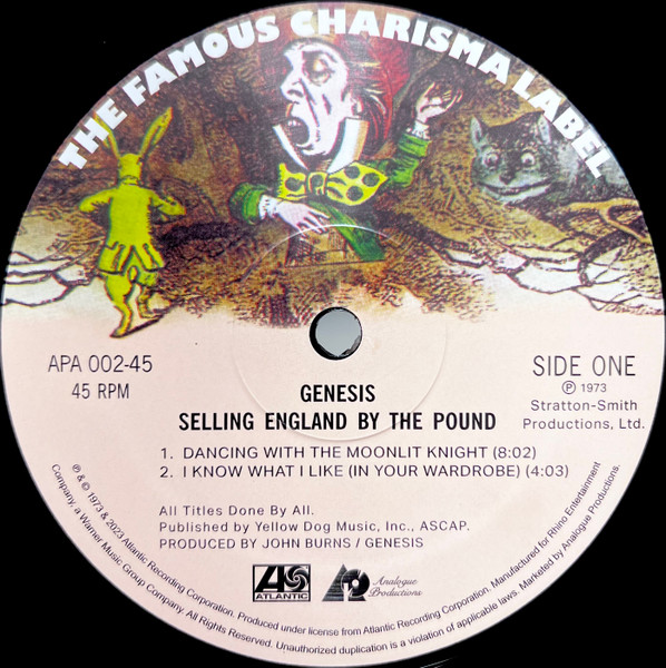 Genesis - Selling England By The Pound (0753088750274)