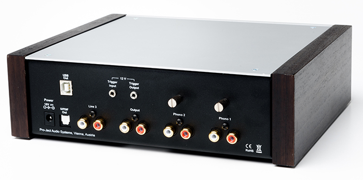 Pro-Ject Phono Box DS2 USB silver\walnut