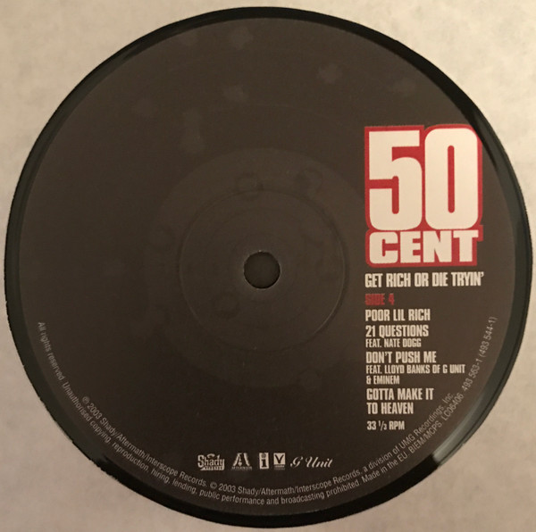 50 Cent - Get Rich Or Die Tryin' (00606949354411)