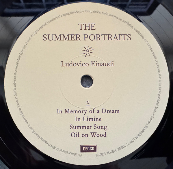 Ludovico Einaudi - The Summer Portraits (0602468061649)