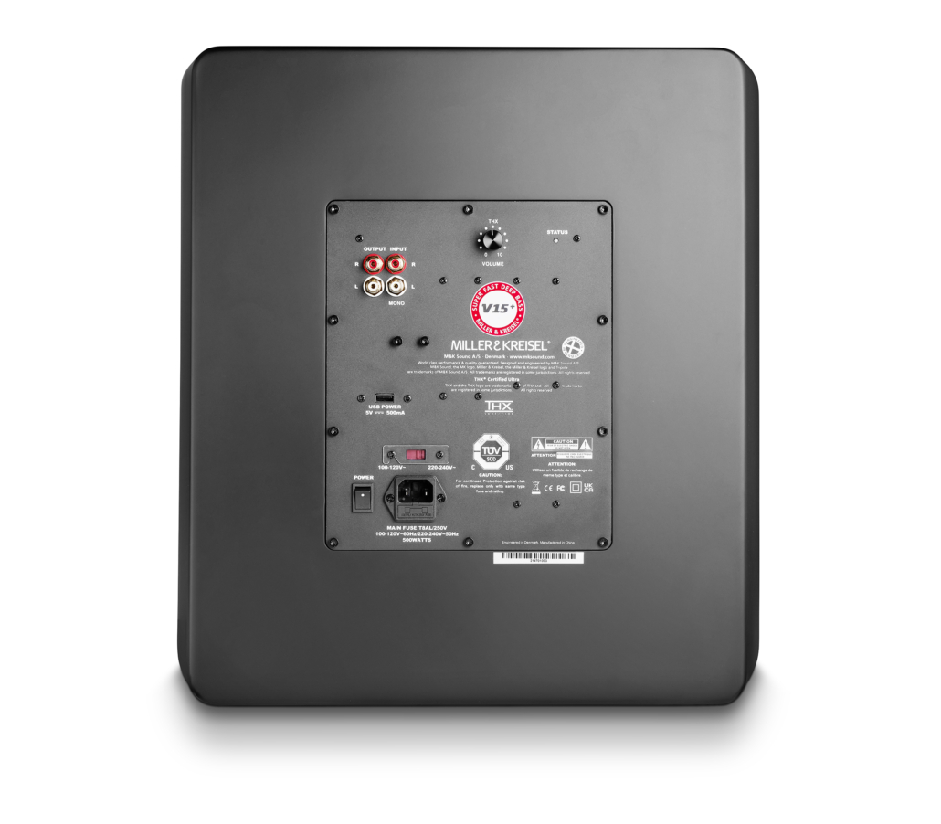 M&K Sound V15+ black satin