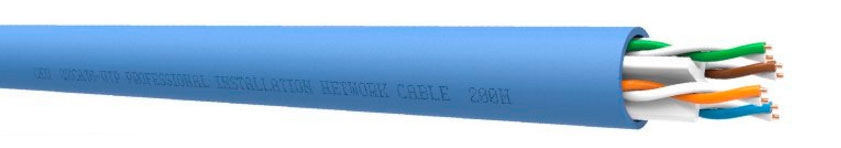 QED CAT6 PVC UTP Data Cable blue QE4180