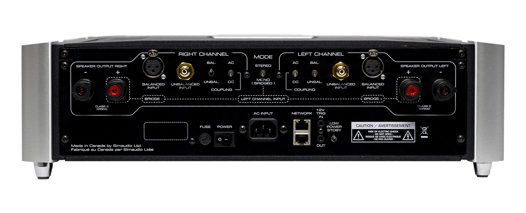 Moon by Simaudio 761 Power Amplifier silver\black