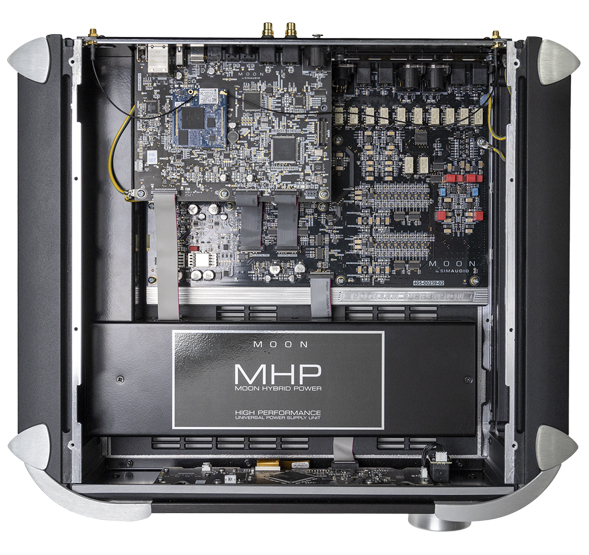 Moon by Simaudio 891 Network Player / Preamplifier silver\black