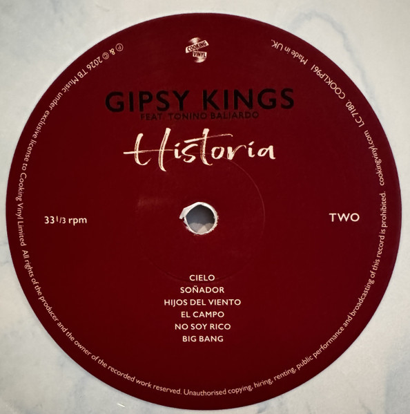 Gipsy Kings - Historia [Blue Marble Cielo Vinyl] (711297926118)