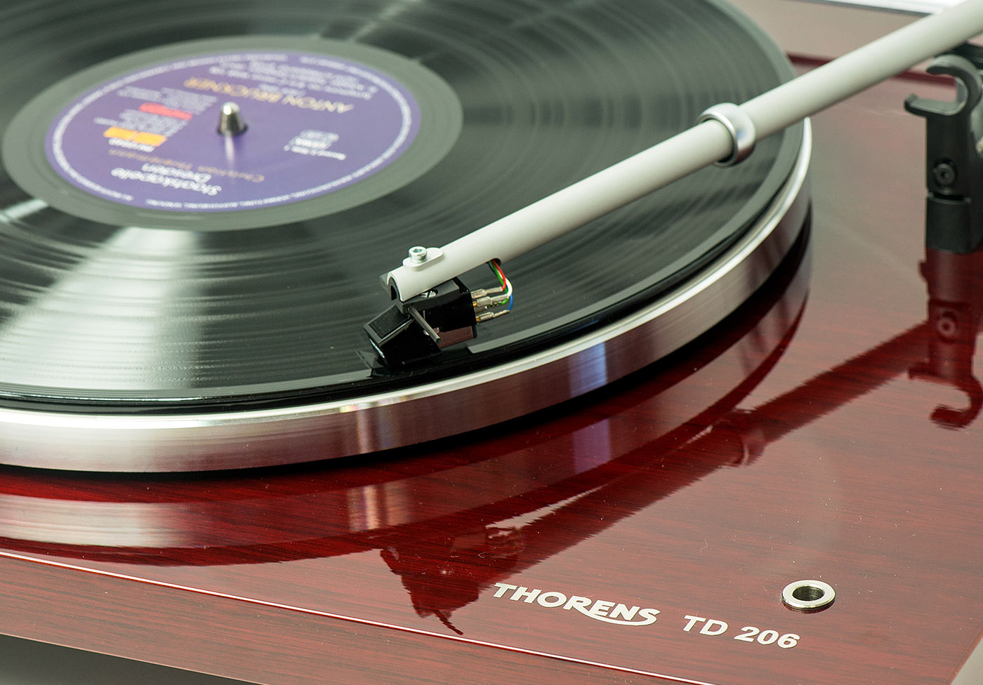 Thorens TD 206 highgloss mahogany