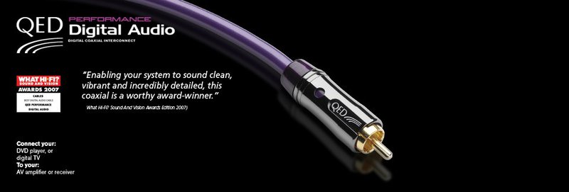 QED Performance Digital Audio 1,0m QE6200